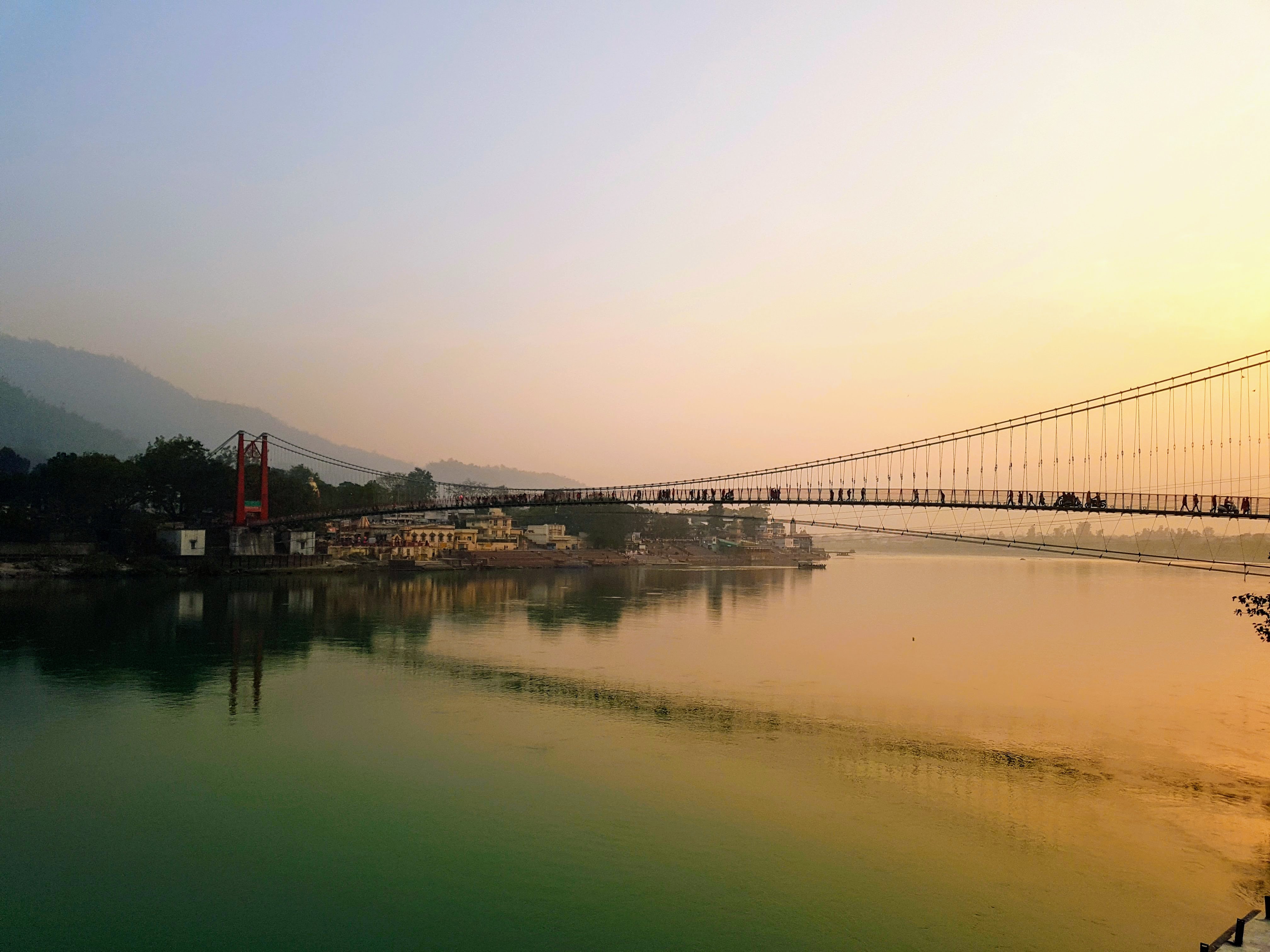 'Ram Jhula Landscape view'